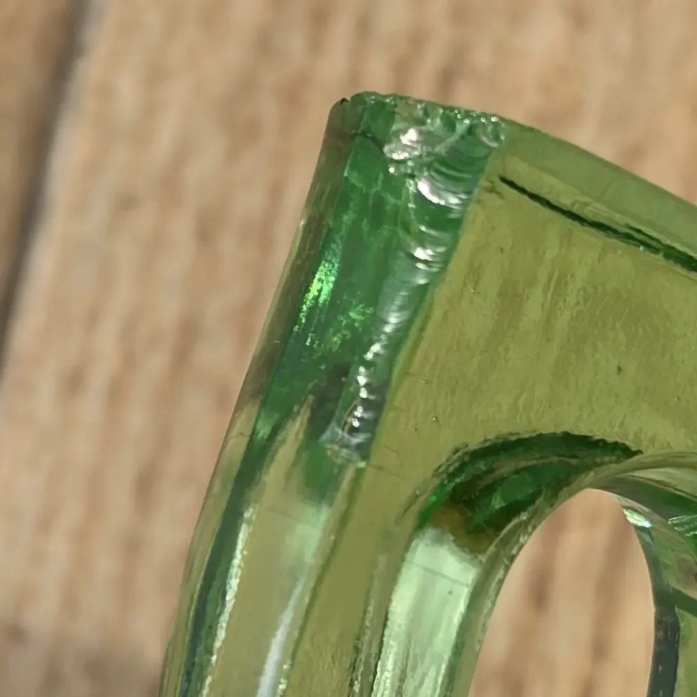Rare T&S Torrington Handimaid Green Depression Uranium Glass 5 Cup Measuring Cup